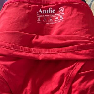 Andie Vibrant Red Swimwear XXL